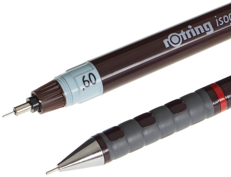 Rotring Isograph Junior Set 3X Technical Pens (0.20mm, 0.40mm, 0.60mm) + Accessories - Image 4
